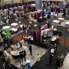 Attendees enjoyed coffee and pastries during the morning breaks.