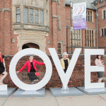 The LOVE artwork came to the VCA to celebrate the announcement of Virginia’s Favorite Architecture.