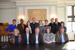 AIA Virginia and chapter leaders at the signing of the MOU, December 2015