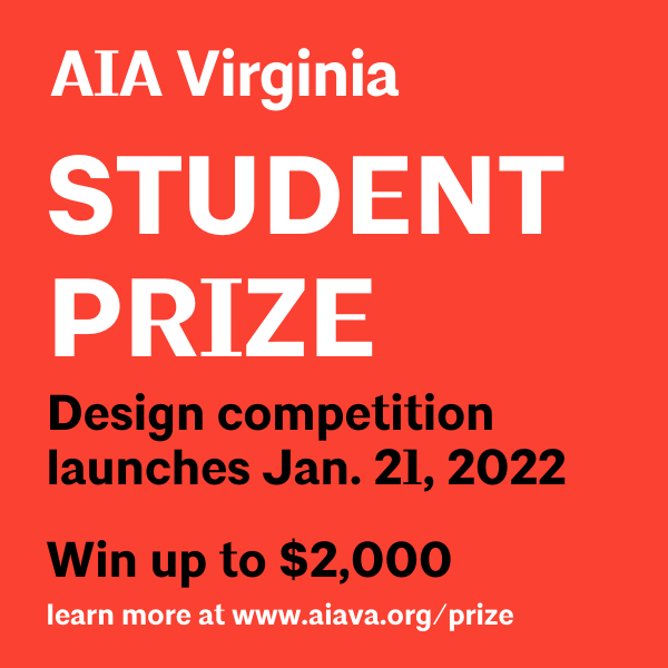 2022 AIA Virginia Prize Launches Jan. 21