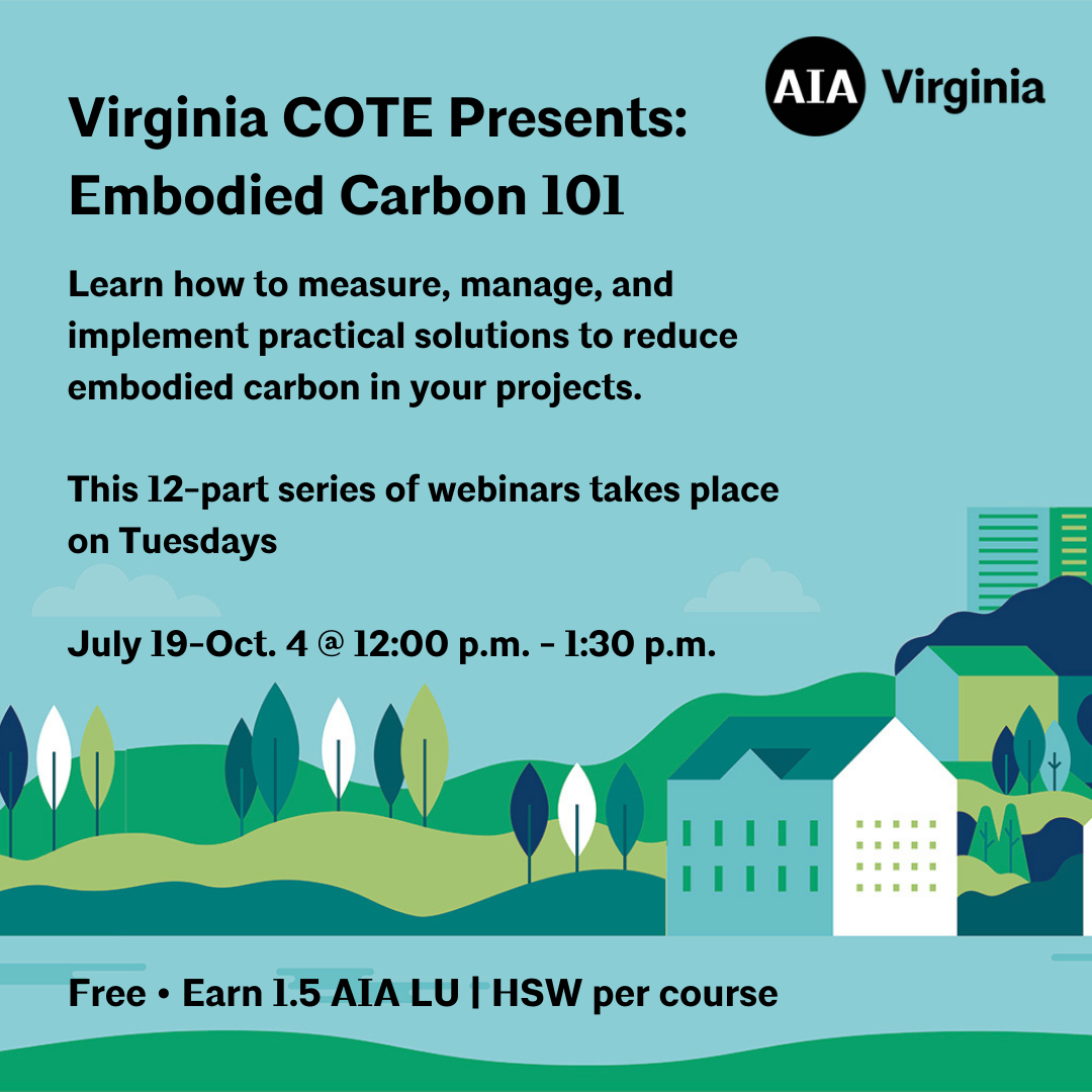 Embodied Carbon 101: Process + Firm Culture