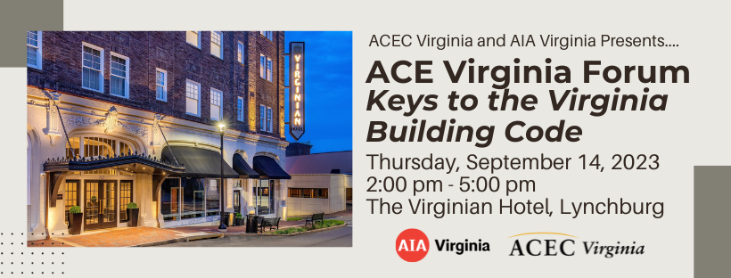 2023 ACE Virginia Forum: Keys to the Virginia Building Code